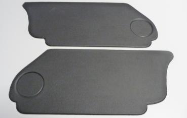 Paar Fersenbretter unter der Rückbank Cabrio ab 8/64 schwarz – Angebot von Autoteile Ehring