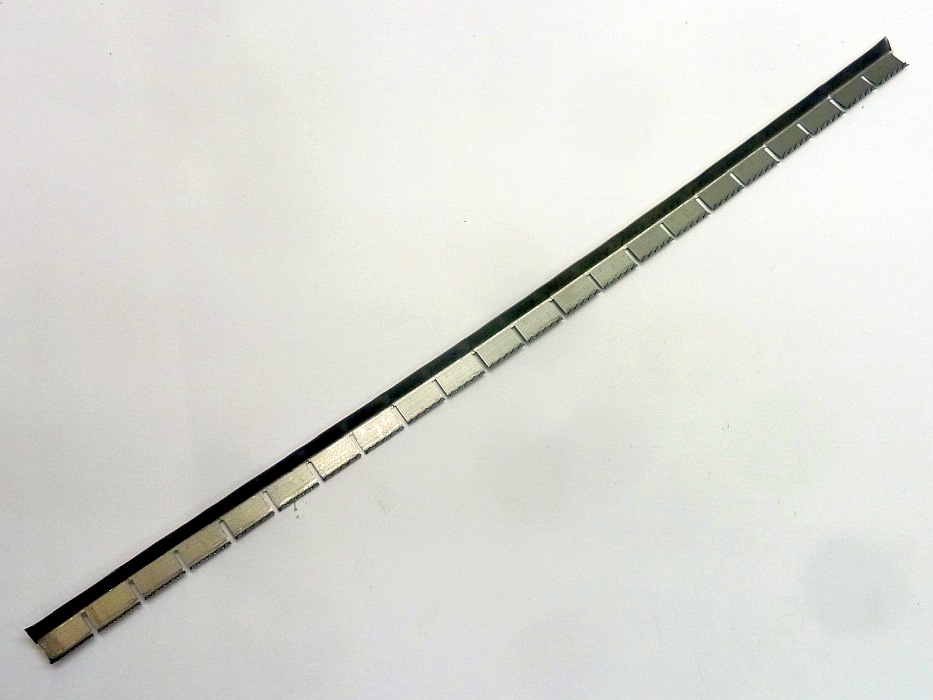 Klemmleiste für Himmel, zum Anschweißen, Länge 452mm