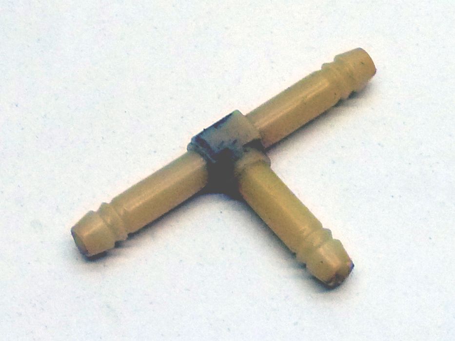 T-Stück, 5 mm (für 4-4,5 mm-Schlauch), Kunststoff