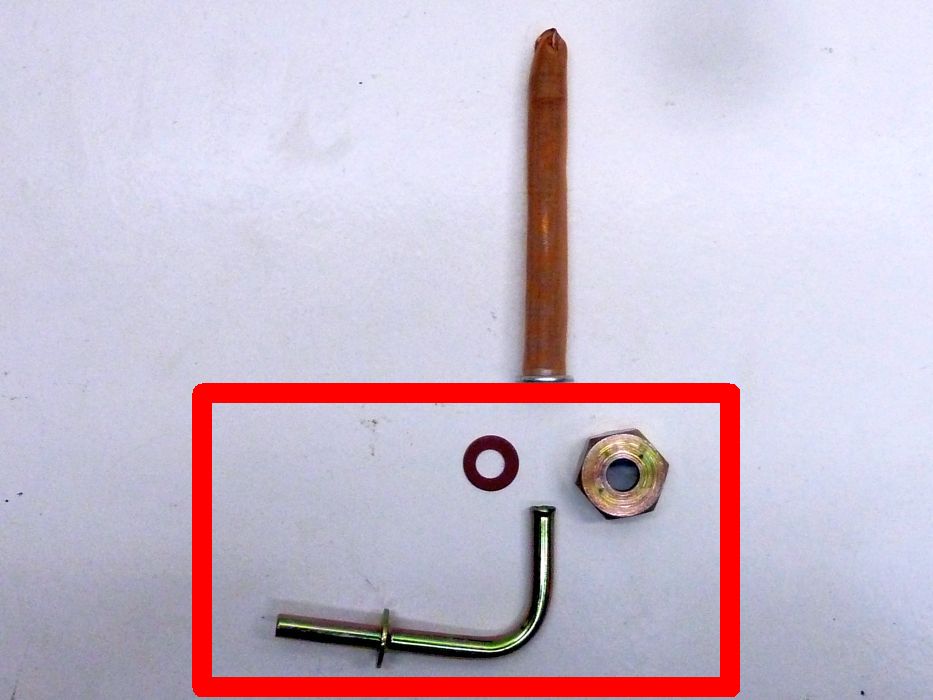 Ablaufrohr für Tank, 6 mm