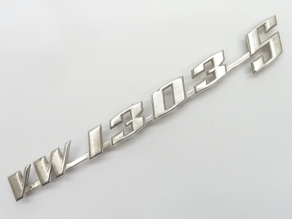Schriftzug "VW 1303 S", gebürstet – Angebot von Ralfs VW-Teile
