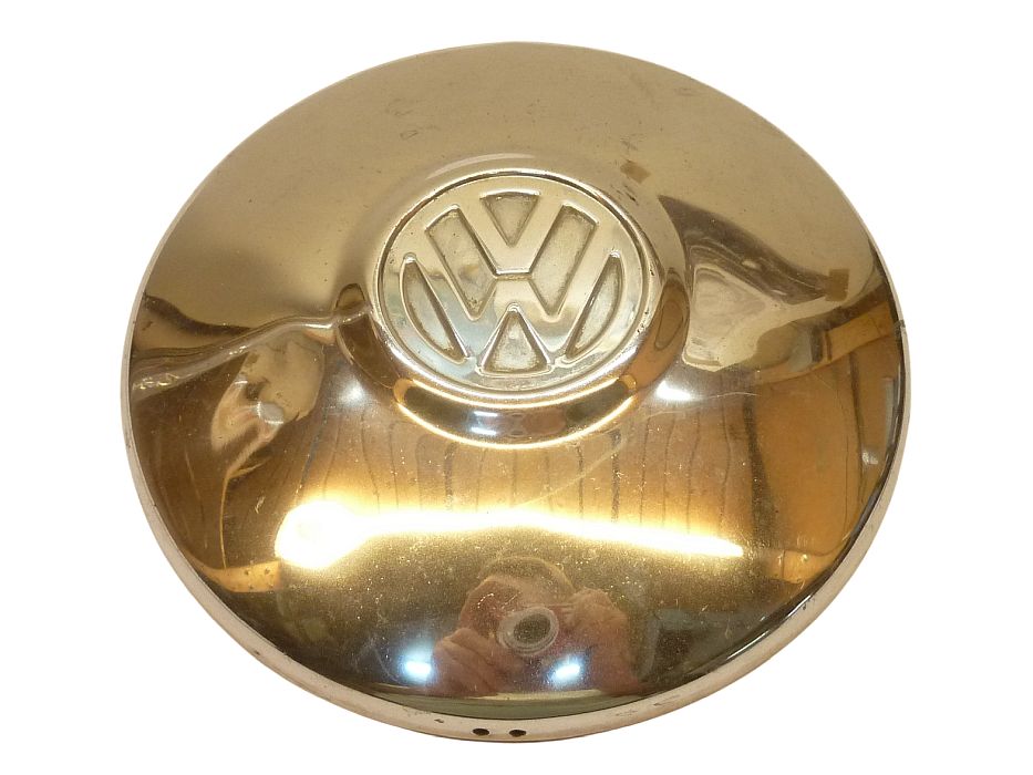 Radkappe mit Wolfsburg-Logo, verchromt – Angebot von Ralfs VW-Teile