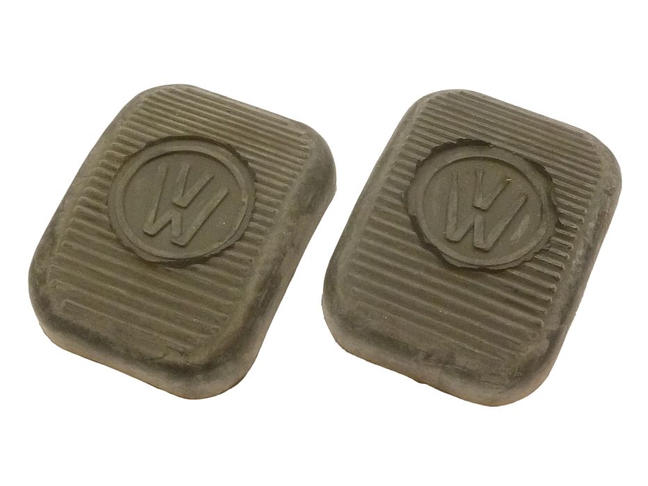 Gummibeläge für Kupplungs- und Bremspedal, Paar – Angebot von Ralfs VW-Teile