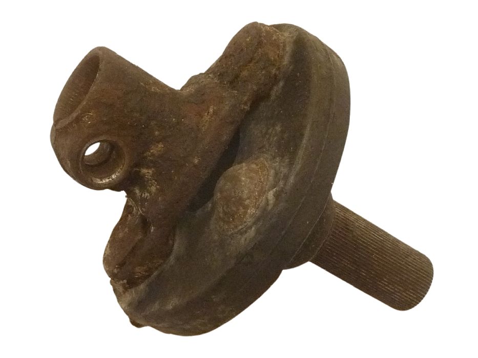 Flansch, zwischen Lenksäule und Hardyscheibe, oben und unten
