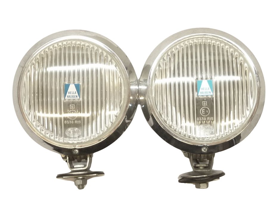 Zusatznebelscheinwerfer, Ø 15 cm, verchromt, gelb, "ohne TÜV"