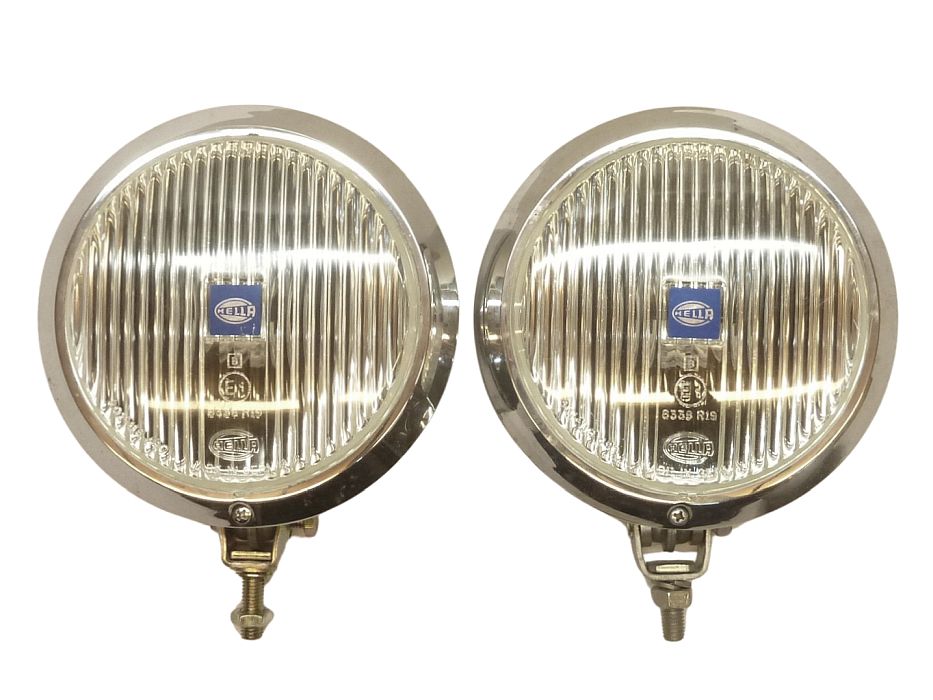 Zusatznebelscheinwerfer, Ø 15 cm, verchromt, gelb, "ohne TÜV" – Angebot von Ralfs VW-Teile