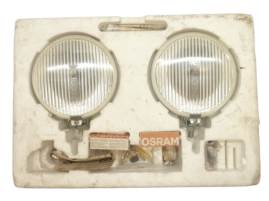 Zusatznebelscheinwerfer, Ø 15 cm, verchromt, gelb, "ohne TÜV" – Angebot von Ralfs VW-Teile
