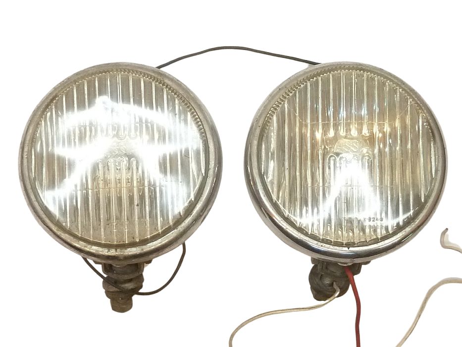 Zusatznebelscheinwerfer, Ø 15 cm, verchromt, gelb, "ohne TÜV" – Angebot von Ralfs VW-Teile