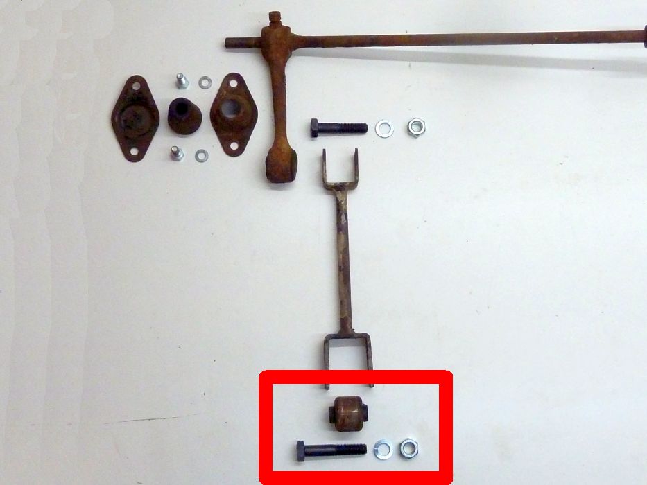 Gummimetallager für Ausgleichsfederschubstange, unten – Angebot von Ralfs VW-Teile