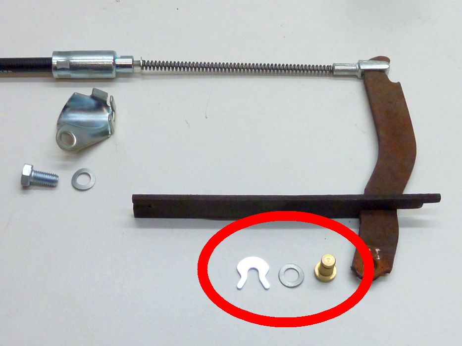 Anbausatz für Handbremshebel an Bremsbacken, Paar