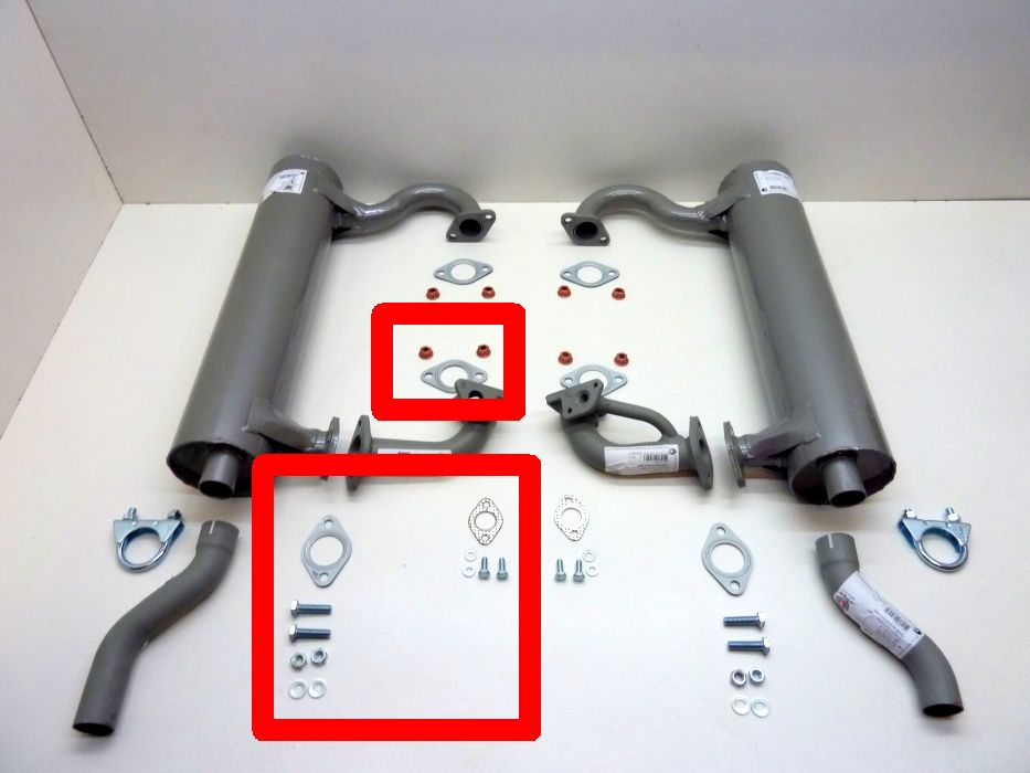 Dichtung zwischen Ansaugrohr und Endschalldämpfer – Angebot von Ralfs VW-Teile