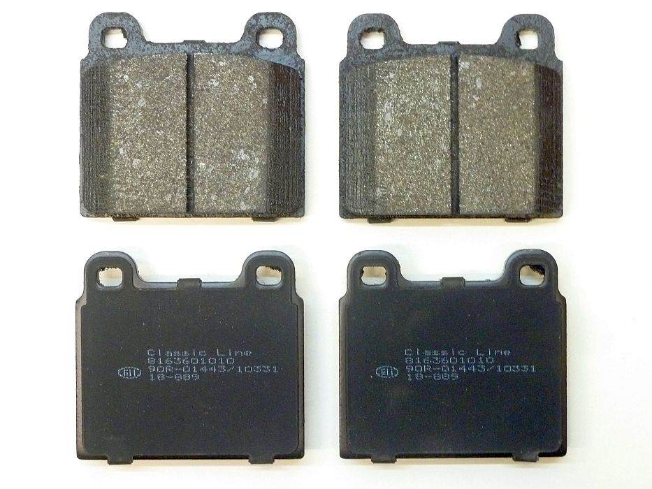 Satz Bremsklötze (o. Zub.) Vorderachse (15mm)