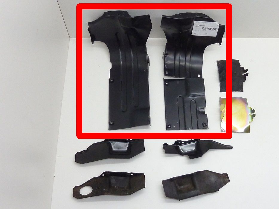 Luftleitblech unten, vorne rechts, verzinkt, Top Qualität