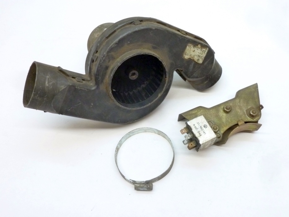 Motor mit Gebläserad Heizluftgebläse (Kunststoff, 6 Schrauben)