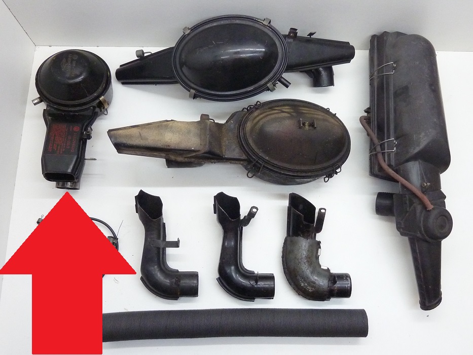 Luftfilter mit Stutzen für 50 mm-Vorwärmschlauch