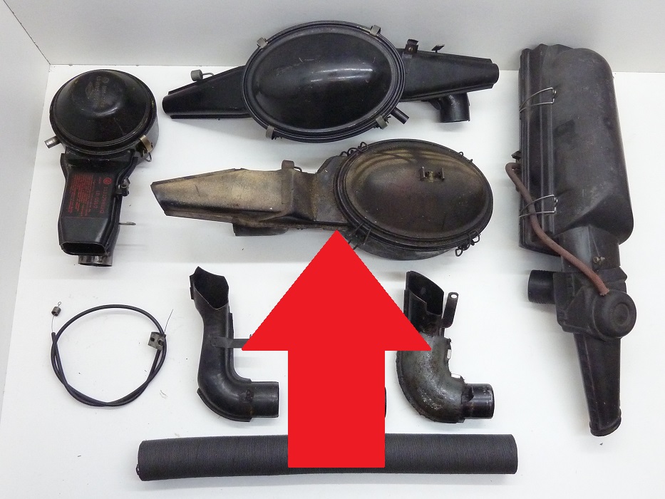 Luftfilter, "groß", oval, mit Unterdruckanschluß – Angebot von Ralfs VW-Teile