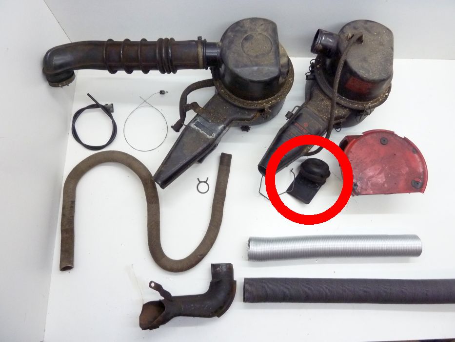 Unterdruckdose für Ölbadluftfilter