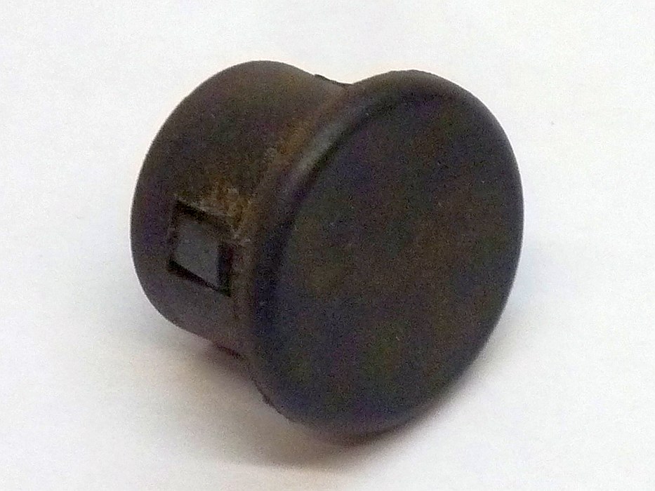 Stopfen für 20 mm-Bohrung mit gerader Kante, Kunststoff