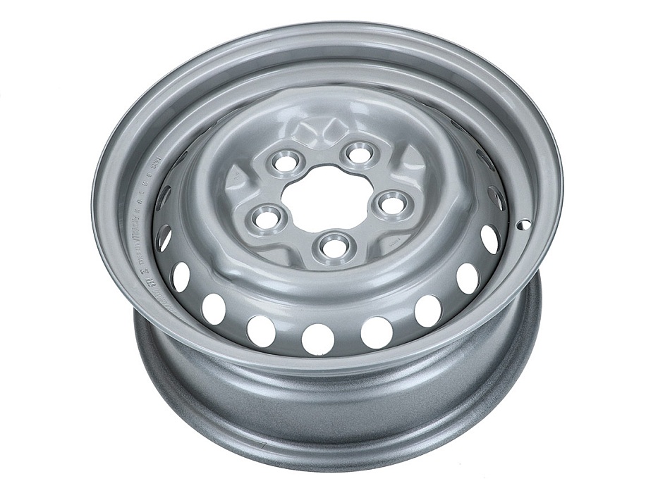 Stahlfelge 5,5Jx14H2 ET39, silberfarben – Angebot von Ralfs VW-Teile