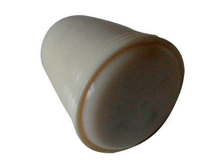 Knopf für Schalter, Bowdenzug etc., "klein", Gewinde M5, elfenbein