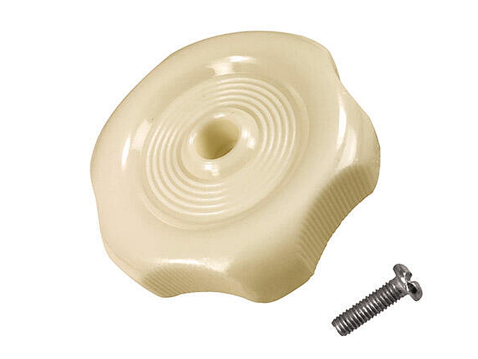 Drehknopf Farbe Creme für Westfalia-Lamellenfenster T2 – Angebot von Ralfs VW-Teile