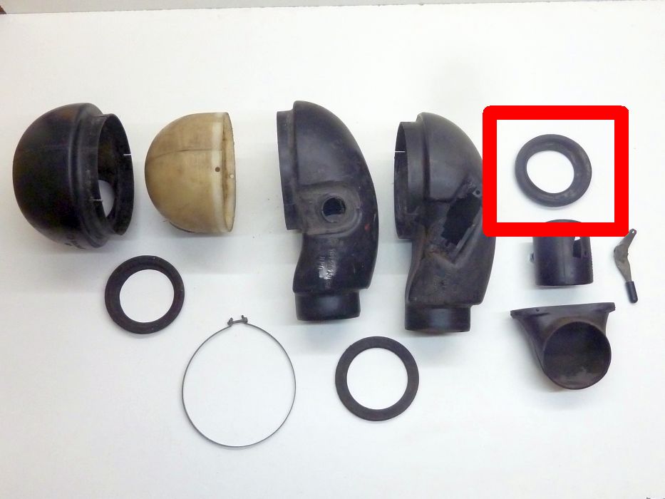 Tülle für Heizluftführung, Auslaß, unten, BN 4 – Angebot von Ralfs VW-Teile