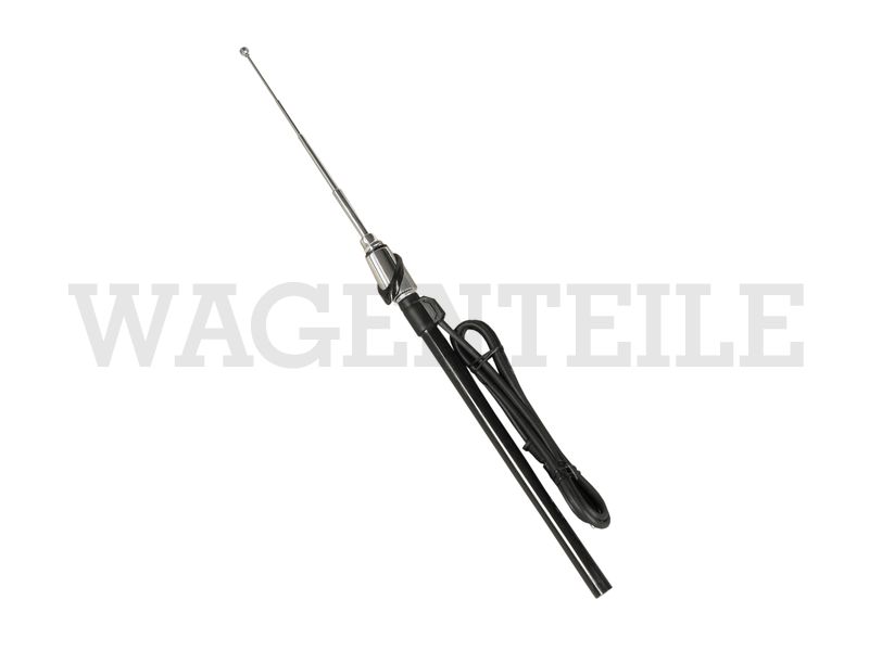 Antenne mit Chromfuß (57°)