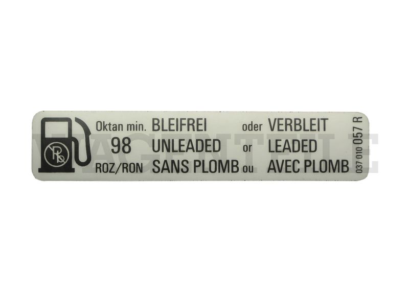 Aufkleber 'Bleifrei – Angebot von Wagenteile
