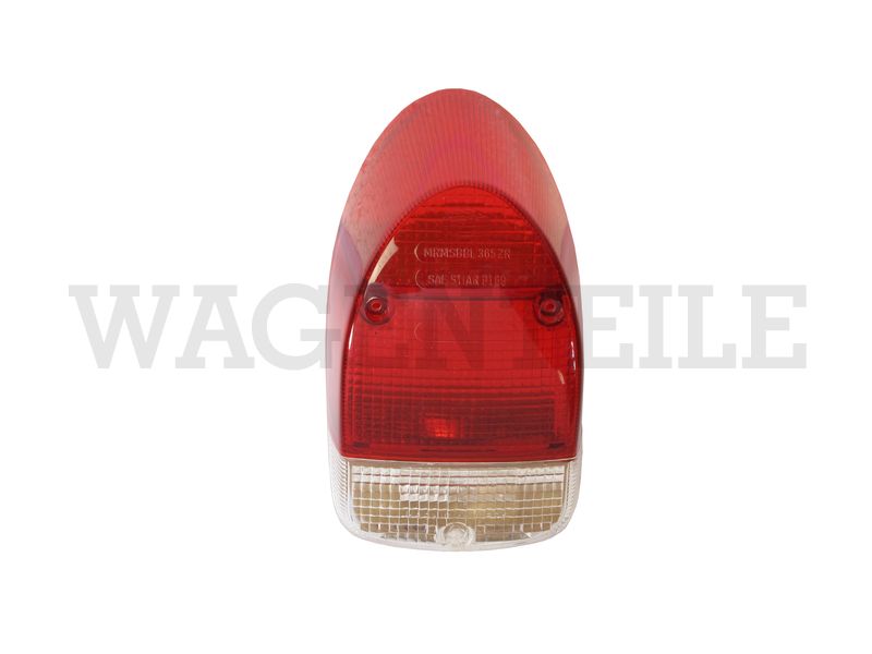 Lichtscheibe Schlussleuchte (rot/weiß) – Angebot von Wagenteile