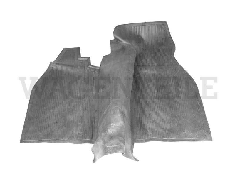 Gummimatte schwarz Bodenplatte vorn und hinten – Angebot von Wagenteile