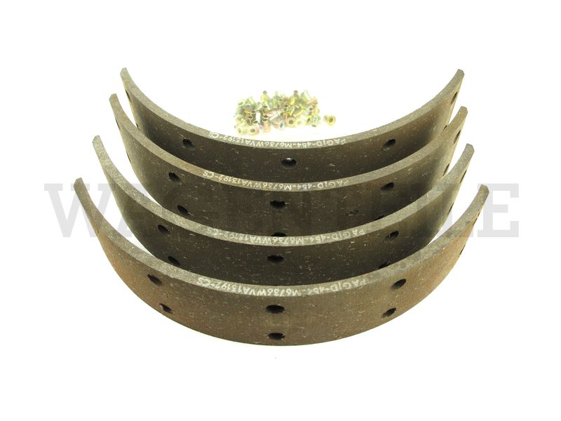 Satz Bremsbeläge Übermaß 250x55x5,5mm