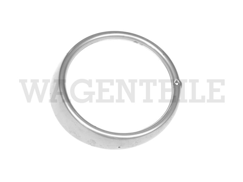 Abdeckring Scheinwerfer, Metall (1 Loch) rechts, silberfarben