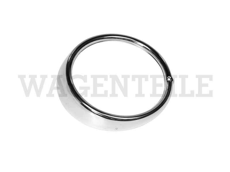 Abdeckring Scheinwerfer, Metall (1 Loch) rechts, verchromt – Angebot von Wagenteile