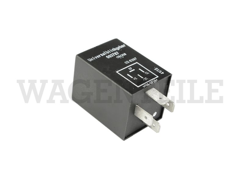 Blinkrelais 6V 10-110W Lastunabhängig (4 Steckkontakte)
