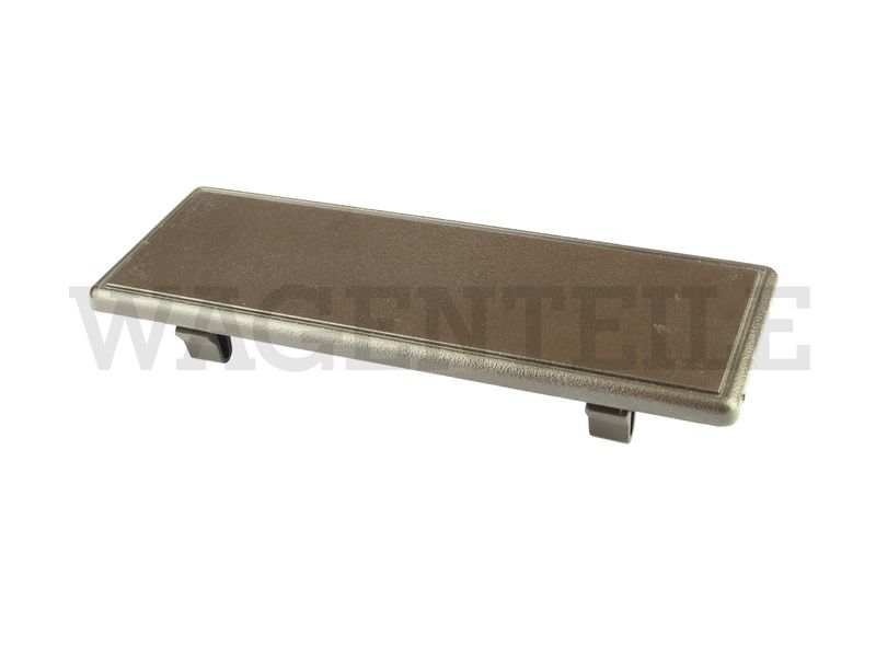Blende Radioausschnitt 50mm (DIN ISO 7736), sattelbraun
