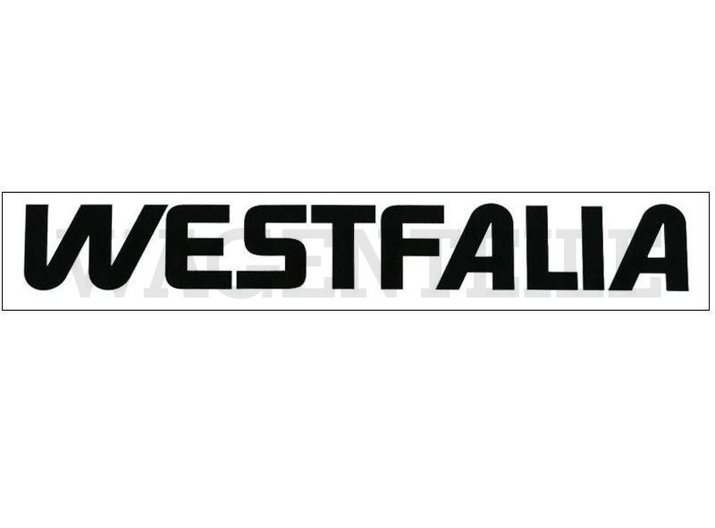 Aufkleber "Westfalia" für Dach, schwarz (45x6,5) – Angebot von Wagenteile