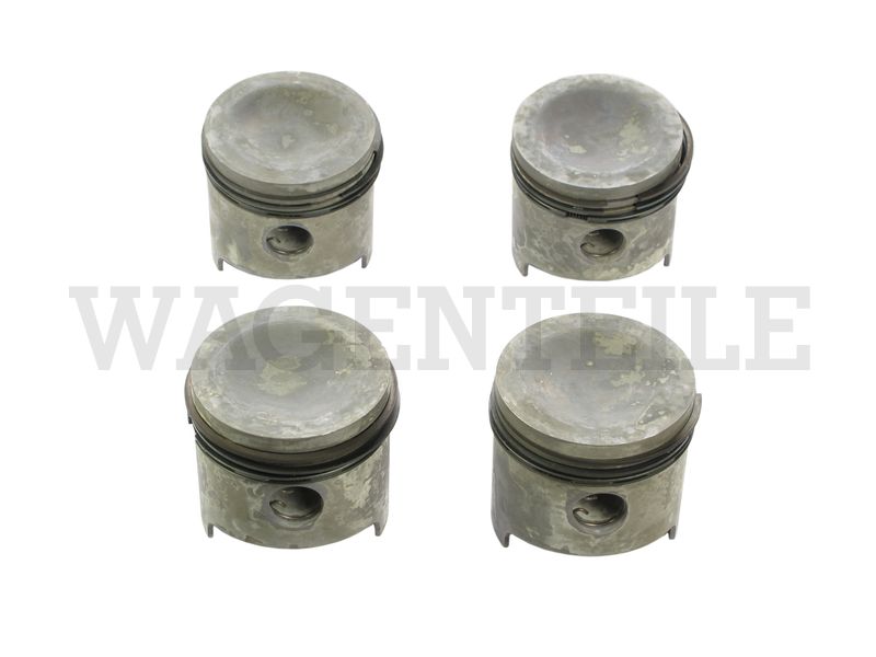 4 Kolben Übergröße 83,5mm, mit Ringen und Bolzen (1500 Einvergaser)