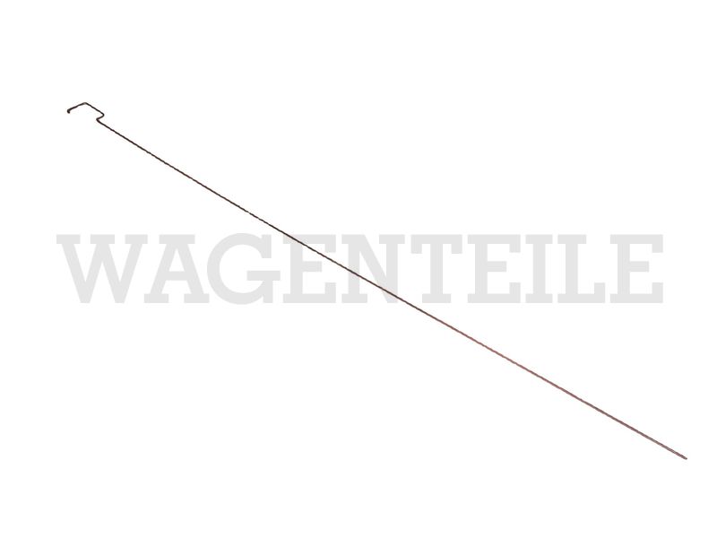 Zug Heizklappe unter Rückbank