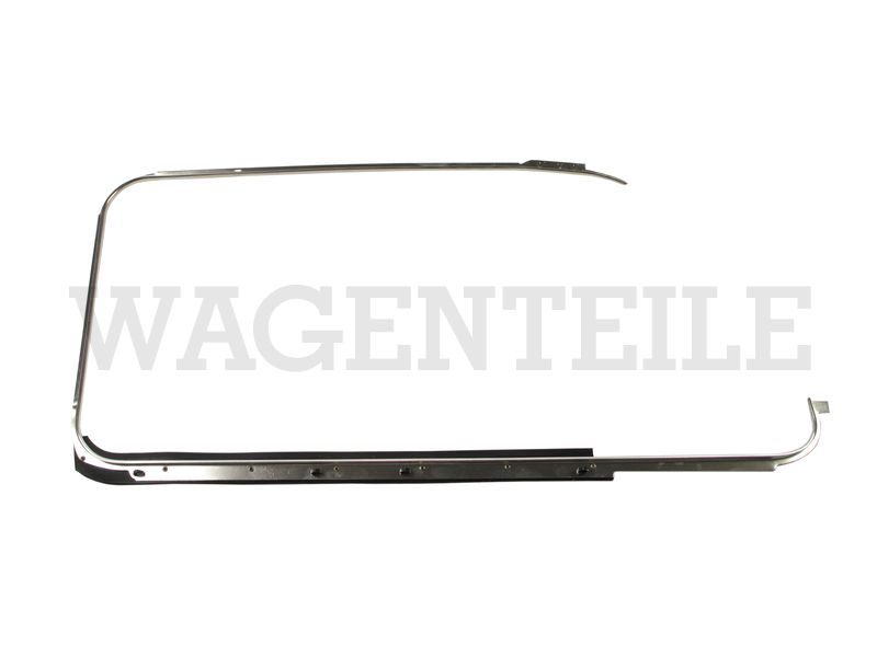 Zierrahmen Fensterschacht-Dichtung, rechts, chrom – Angebot von Wagenteile