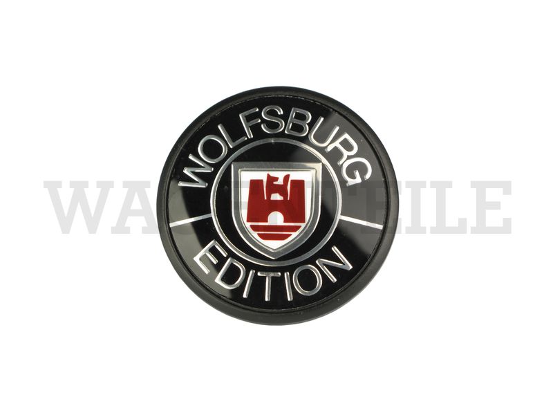 ro/sw Plakette Wolfsburg Edition' rot/schwarz – Angebot von Wagenteile