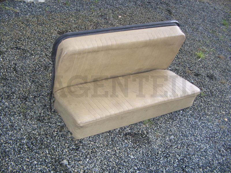 Rücksitzbank komplett mit Lehne, Kunstleder beige – Angebot von Wagenteile