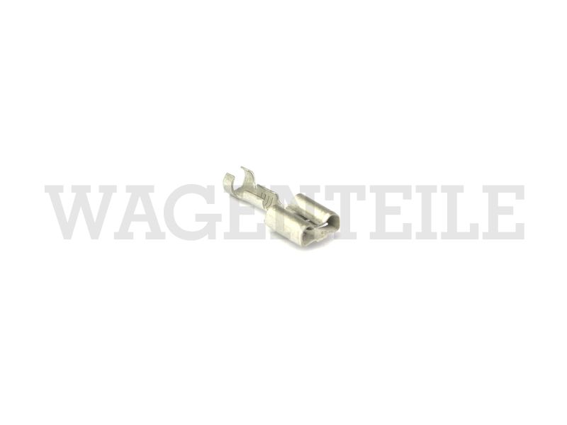 Flachsteckhülse 6,3x0,8/ 0,5-1,0 mit Rastnase – Angebot von Wagenteile